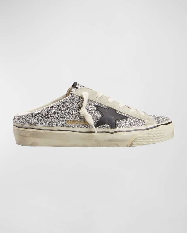Superstar Sabot Glitter Slide Sneakers